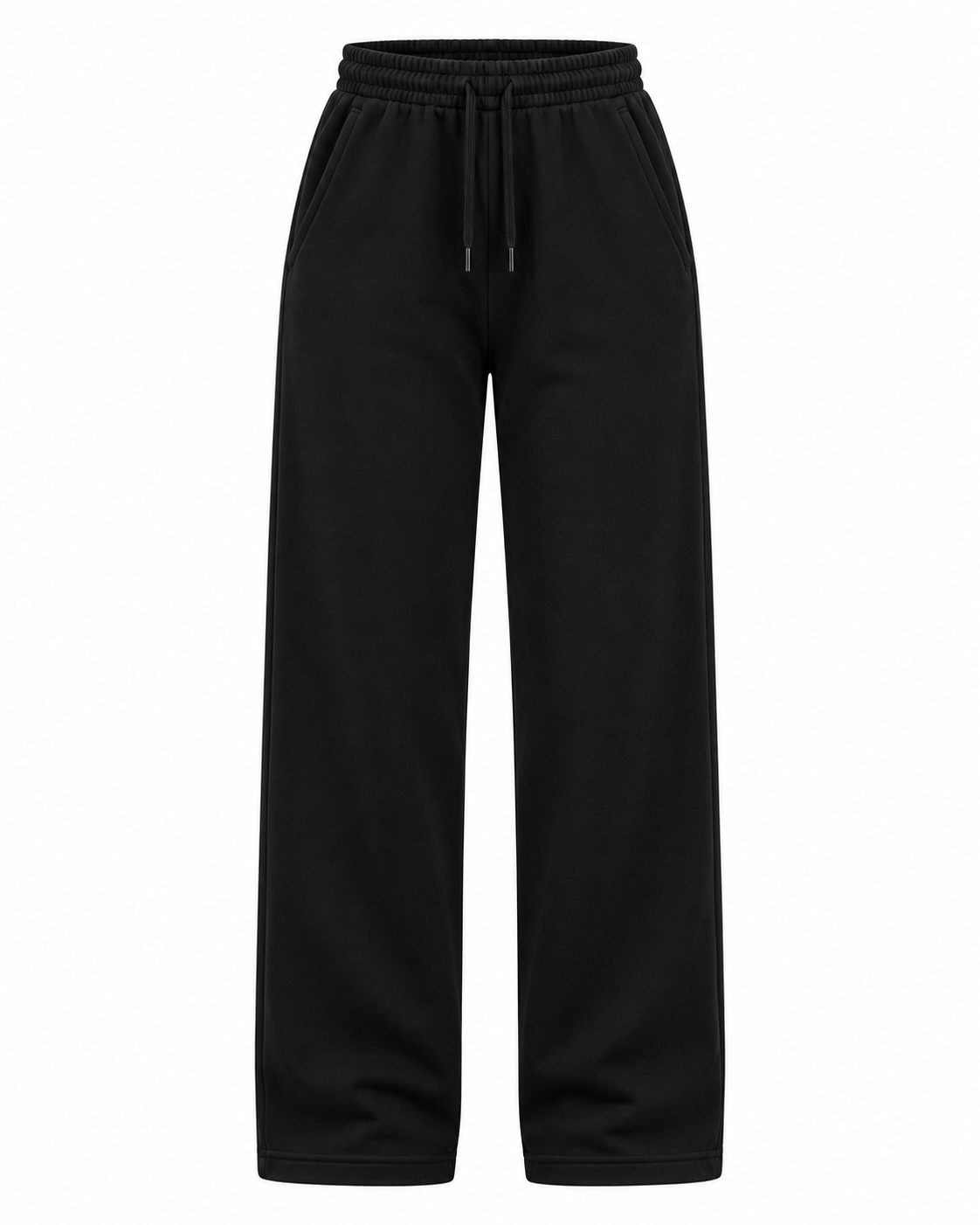 Calça reta, linha feminina, vista frontal