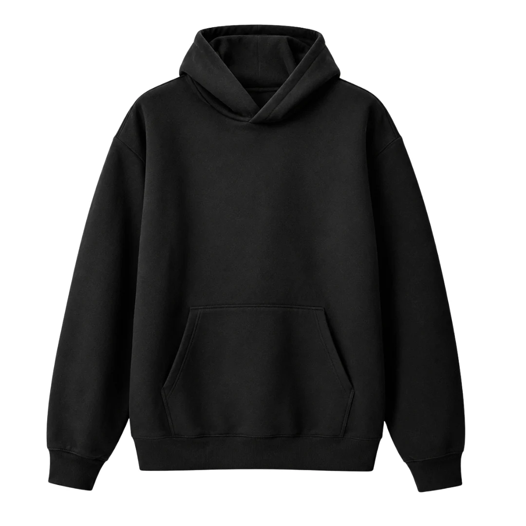 Moletom canguru, linha masculina, vista frontal