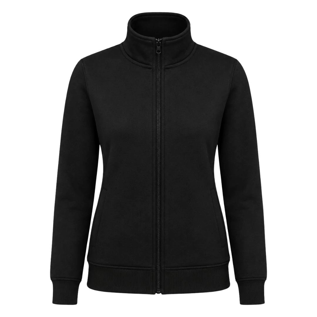 Moletom gola alta, linha feminina, vista frontal