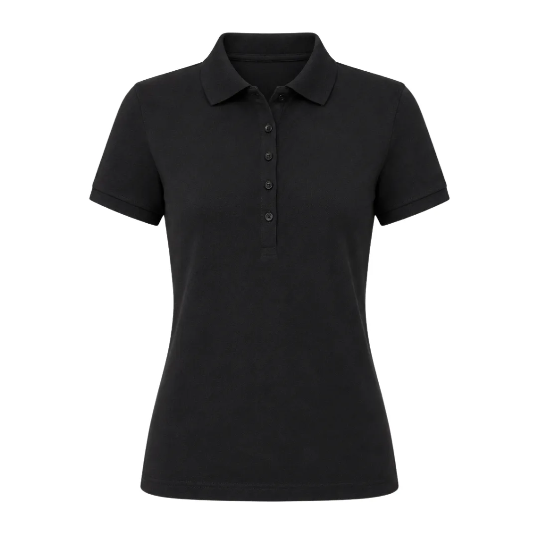 Polo, linha feminina, vista frontal