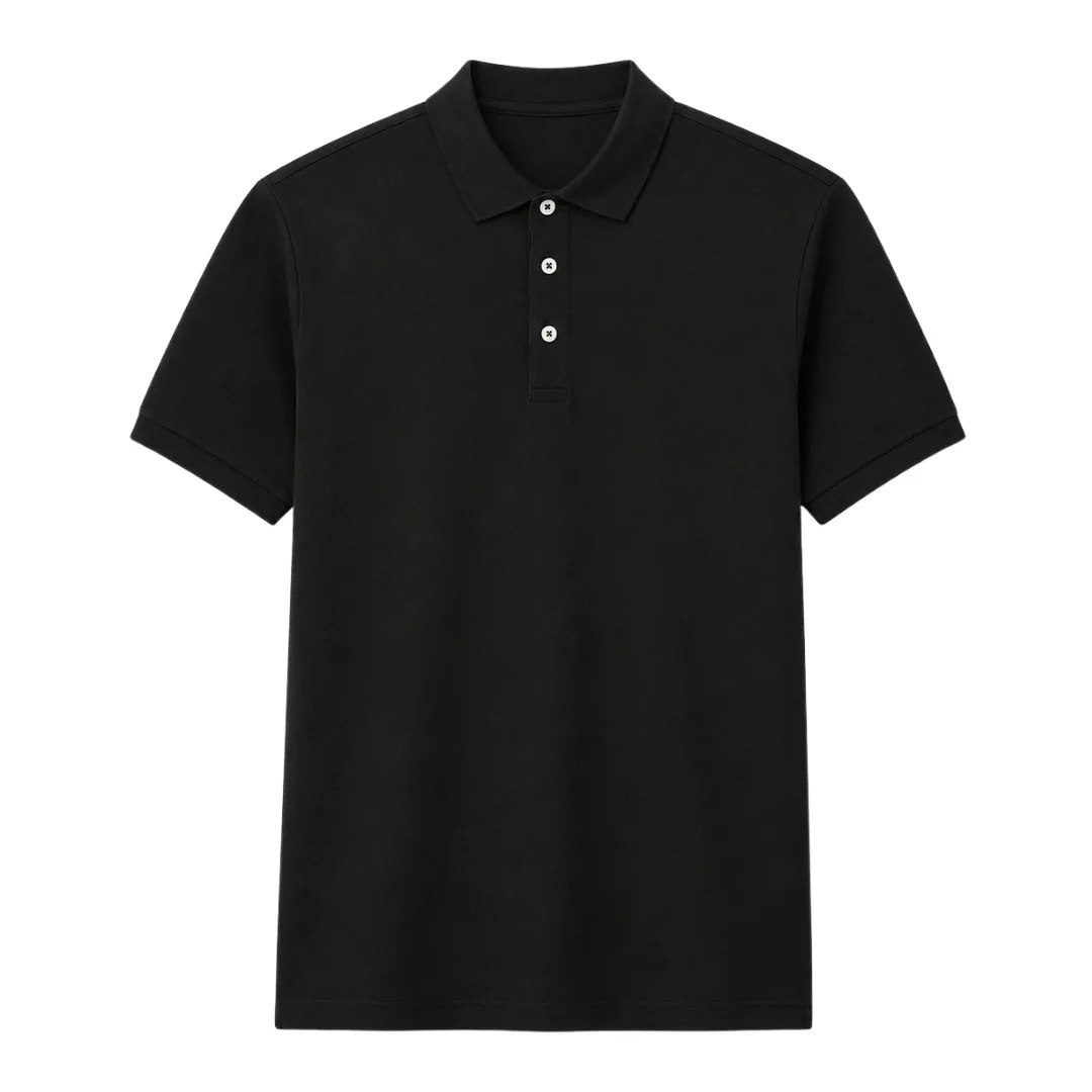 Polo, linha masculina, vista frontal