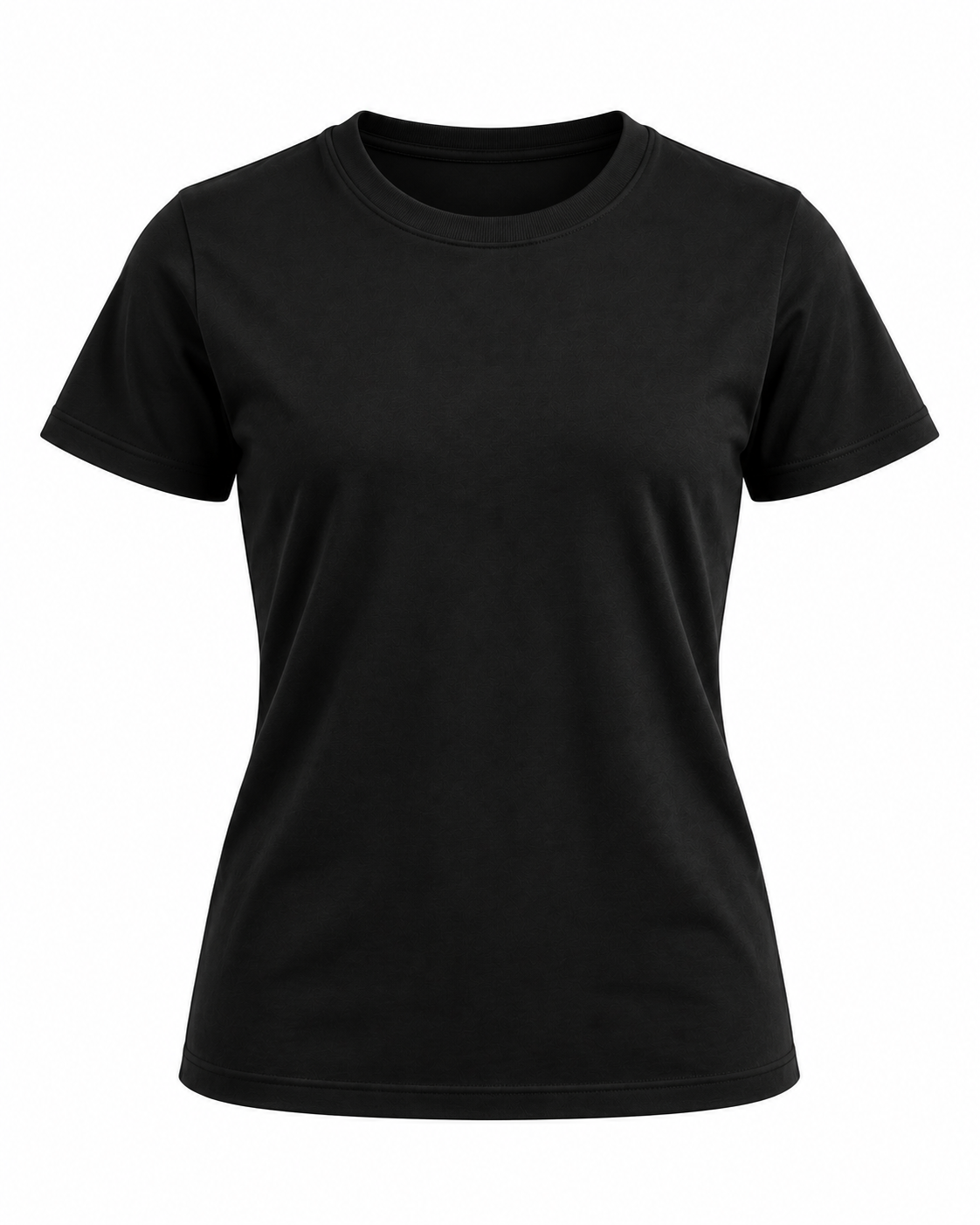 Camiseta casual, linha feminina, vista frontal