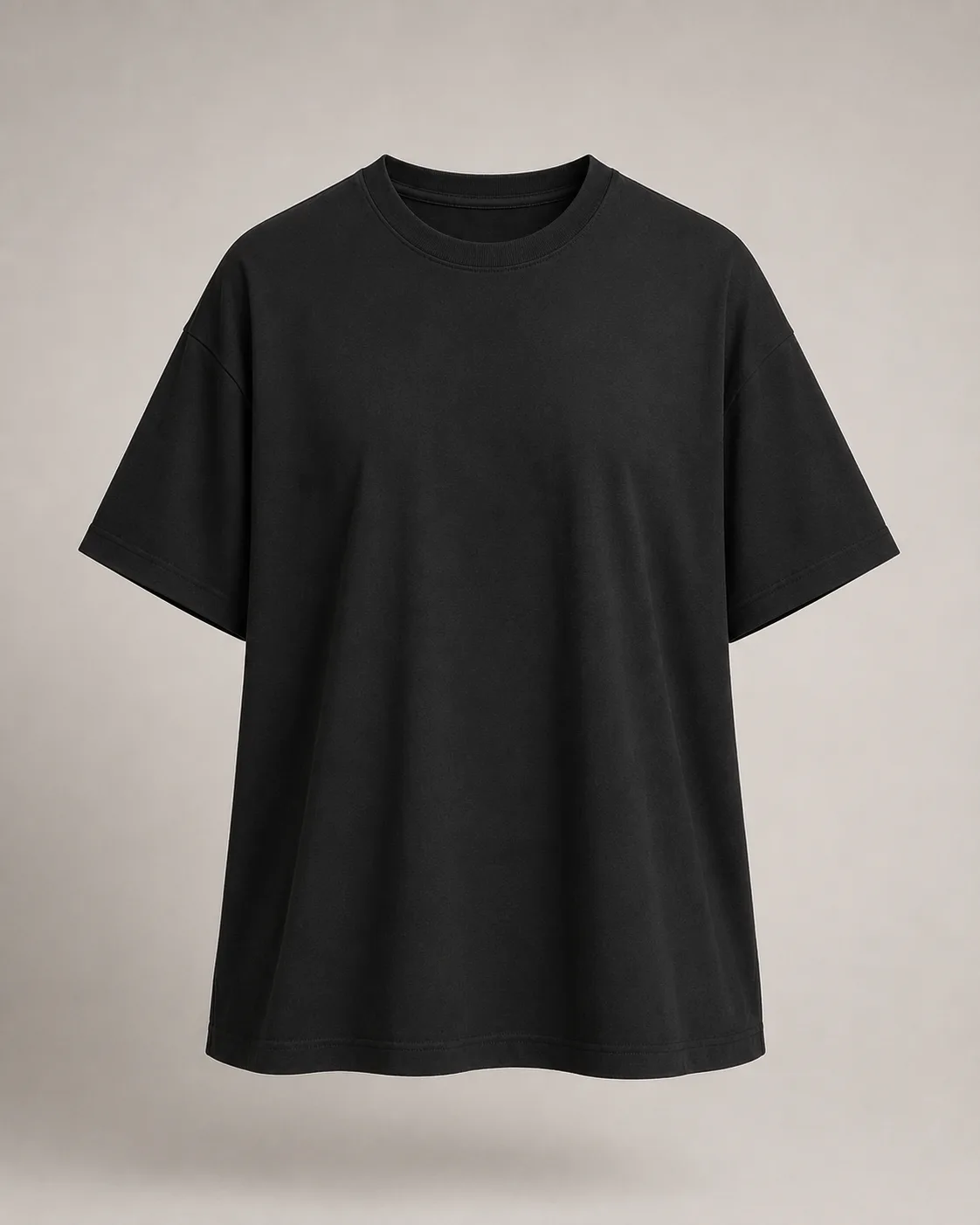 T-shirt oversized feminina · Boxy · ombro caído